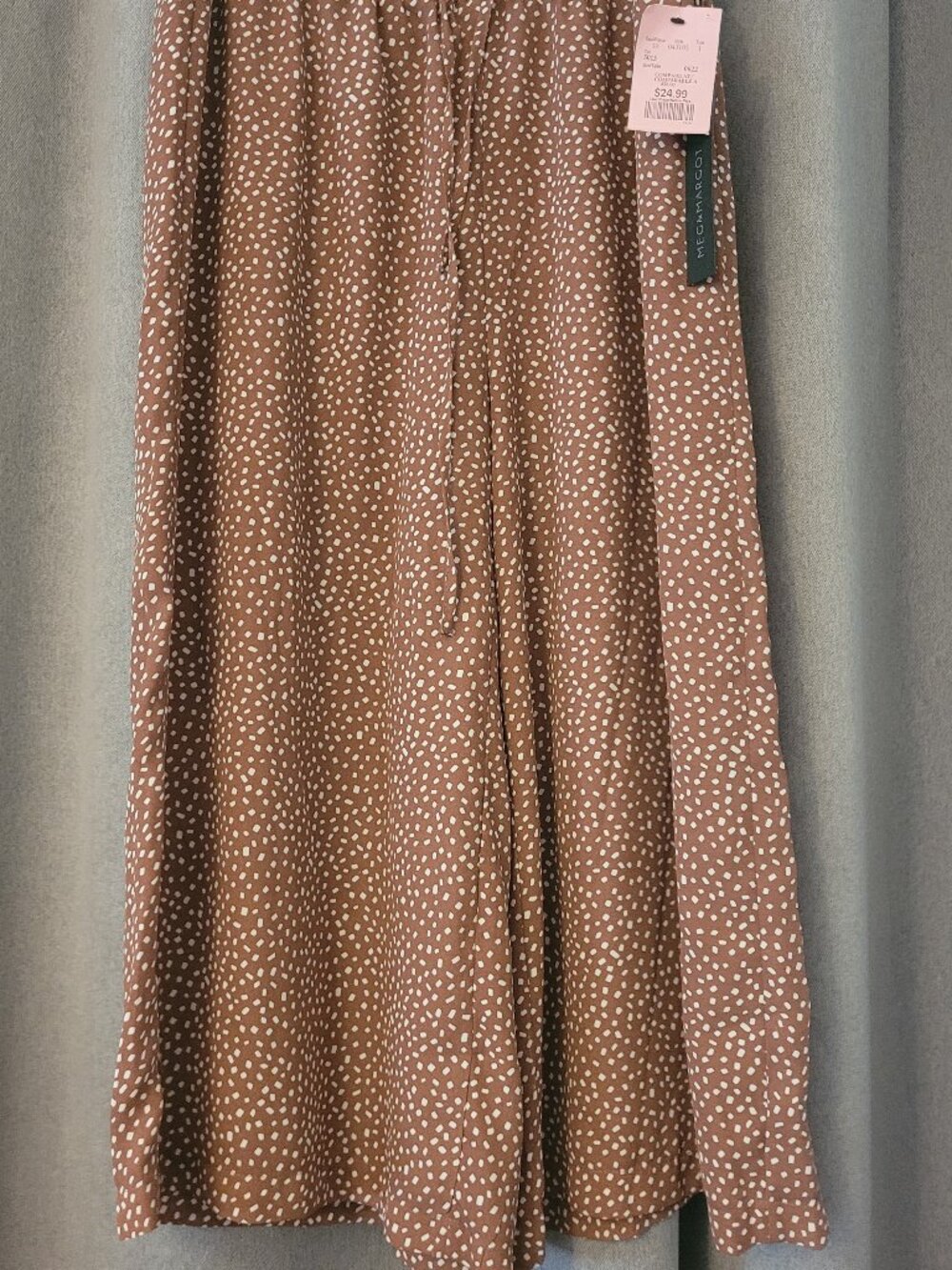 Wide leg dress capri